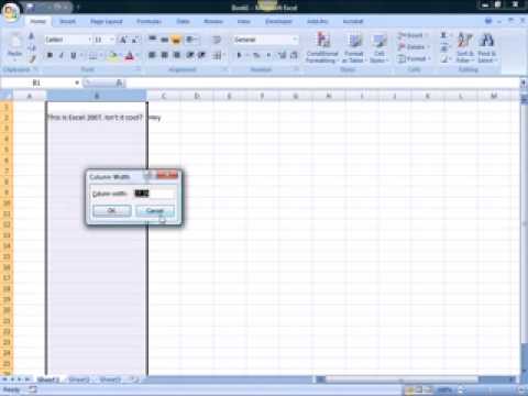 how to adjust all cells in excel