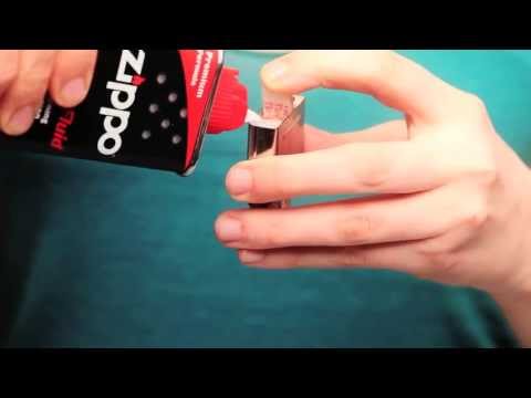 how to fill new zippo