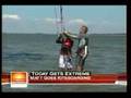Matt Lauer Kiteboards on The Today Show : REAL Kiteboarding