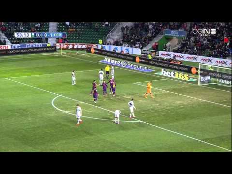 Elche - Barcelona Highlights HD 24.01.2015