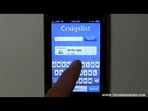 how to use the craigslist app