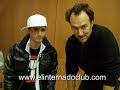 Carlos Leal (Noiret) y Daniel Retuerta (Roque) rapean para El Internado club