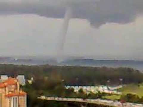 Water Spout in Singapore