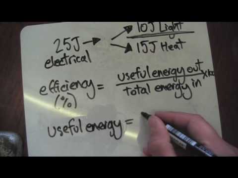 how to calculate efficiency