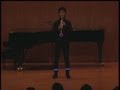 Han Kim plays In Freundschaft for clarinet solo by K.Stockhausen - Part I