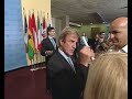 french foreign minister bernard kouchner totally snapped when asked by a brown journalist about his policy in the middle east and iran's nuclear dossier. he attacked the journalist ridiculing what he described as his 