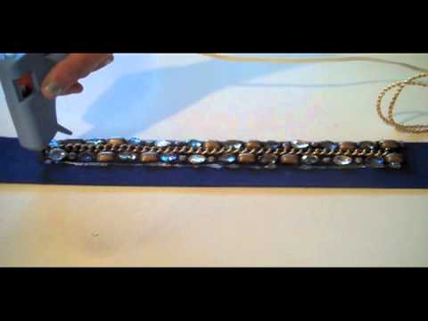how to make a glitter belt
