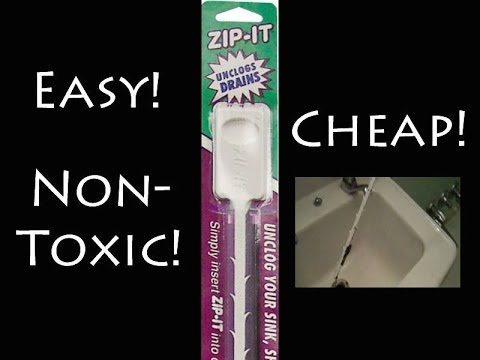 how to use zip it drain cleaner