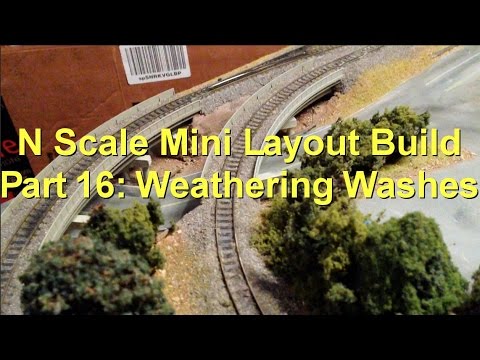 how to paint n gauge track