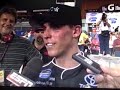 denny hamlins ford 300 post race reaction