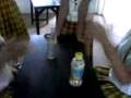 clap with the bottles