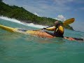 El 16/10/2007 realizamos el curso intermedio de Kayak con BIOTREK. Salimos de la playa de Puerto Francés en Higuerote, Miranda (Venezuela) rumbo a la Playa de Majagua, un poco más al oeste de playa Caracolito. Esta playa de oleaje fuerte, preferida por surfistas, nos permitirá practicar las entradas y salidas en kayak bajo condiciones  no tan amigables. En esta oportunidad practicamos en nuestro Kayak inflable: Advanced Elements Convertible kayak.