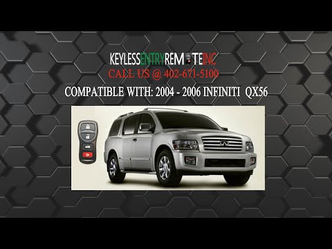 How To Replace Infiniti QX56 Key Fob Battery 2004 2006