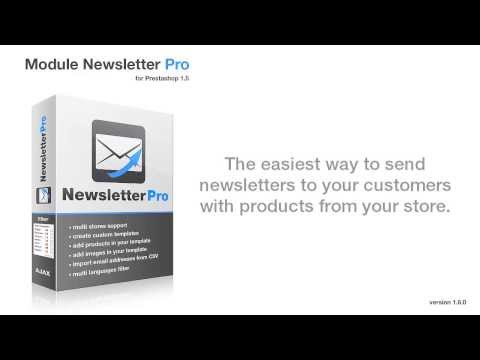 how to send newsletter in prestashop