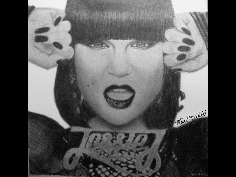 how to draw jessie j lips