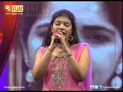 Super Singer Junior - Maalaiyil Yaaro Manathodu Pesa by Reema