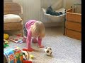 Amelie dancing and cuddling Molly