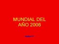 Recopilatorio de las cagadas o pifias del Diario Marca y su fanatismo cuando la selección española se juega algo grande. No sé cómo se apañan, pero siempre se las acaban tragando con patatas. Nunca aprenderemos a ser más humildes, cuando hagamos algo importante, quizás podamos usar más chulería. Esperemos, eso sí, pasar de cuartos y derrotar a Italia, y por qué no, ganar la Eurocopa 2008. Vamos ESPAÑA!