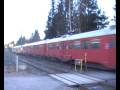 E line train leaves Kauniainen