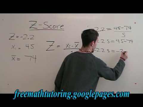 how to obtain a z score