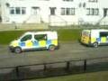 videos de 2 fife police vans parked up
