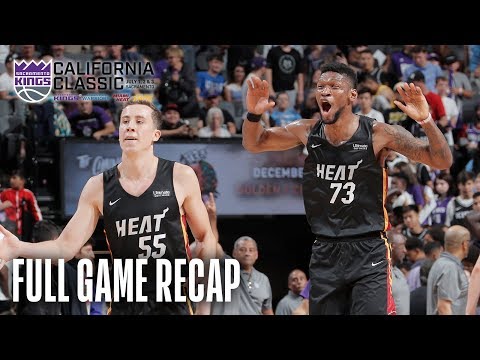Video: HEAT vs KINGS | Miami Comes All The Way Back! | California Classic