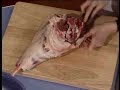 Preparing leg of lamb - UKTV Food