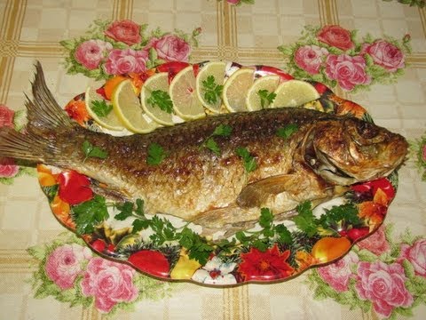 Рыба в духовке карп