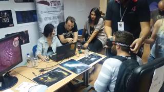 Alexandros Kondopidis trying out Duchess of Plaisance