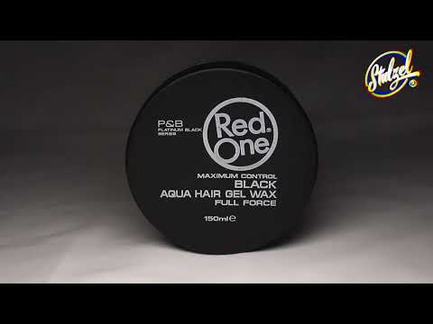 RedOne Aqua Haar Gel Wax Full Force – Schwarz 150ml