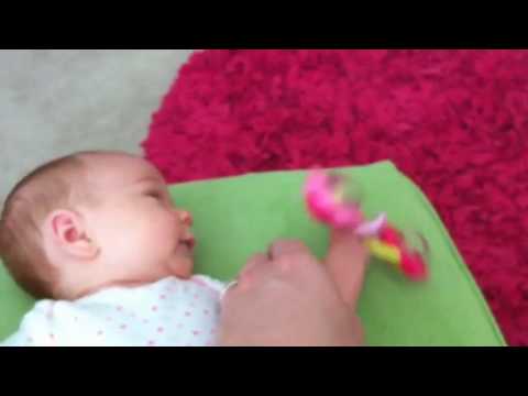 Ali with rattle