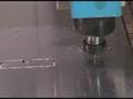 K2 CNC router cutting 0.064 Alumnium Sheet