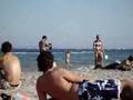 Hippies en la playa