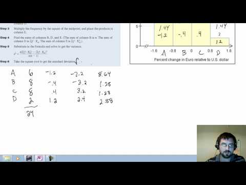 how to determine standard deviation