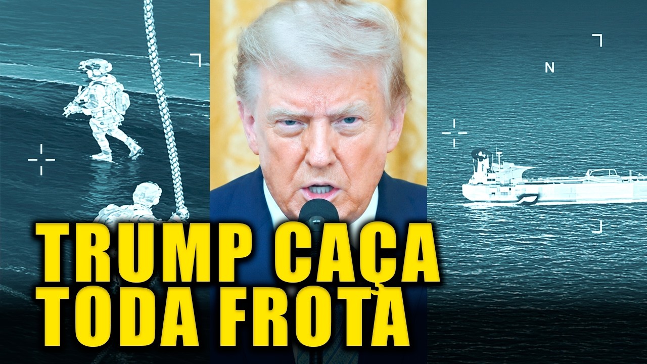 Trump CAÇA PETRÓLEOS do Irã no mundo inteiro