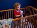 Evan saying his bedtime prayer