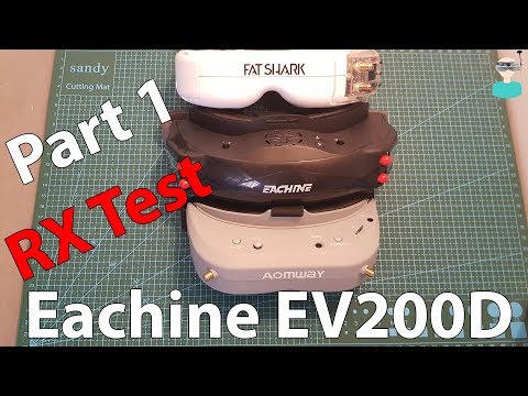 Eachine EV200D FPV Goggles RX Side By Side Comparison