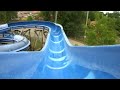 Jungle Rapids Tube Slide (HD POV) Noahs Ark Waterpark