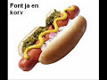 Mora träsk - Font jag en korv Mora träsk - Font jag en korv