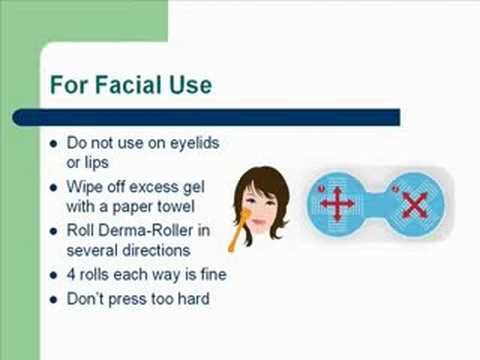 how to use the derma roller