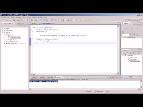how to create object in java