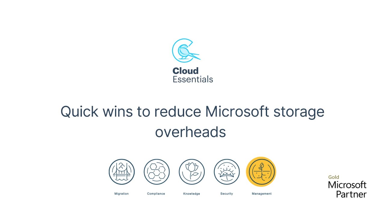 Quick wins to reduce Microsoft storage overheads