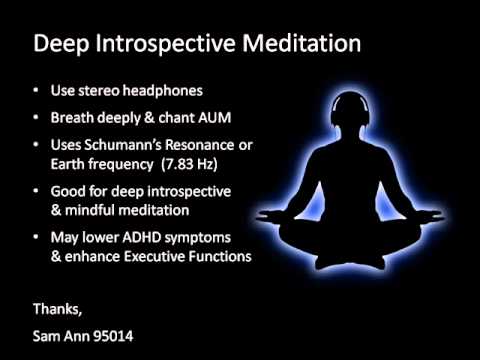 how to meditate with adhd