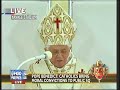 Pope at Yankee Stadium