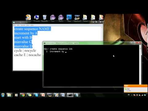 how to create sequence in oracle