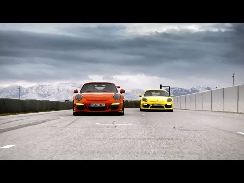 The new 911 GT3 RS and the Cayman GT4