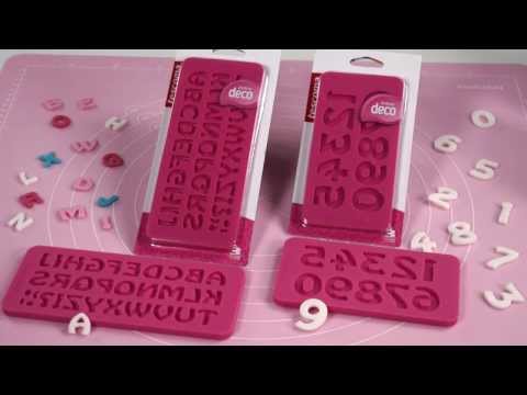 Силиконовые формочки DELICIA DECO, цифры ретро
