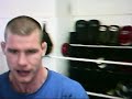 Sparring with Mike Bisping