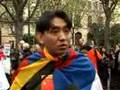 Protest against Chinese government in Paris, France
