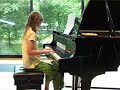 Georgina Foster plays her own composition Waterfalls